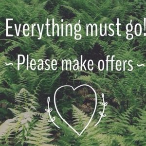 Donating everything soon!!! Make me an offer!!!